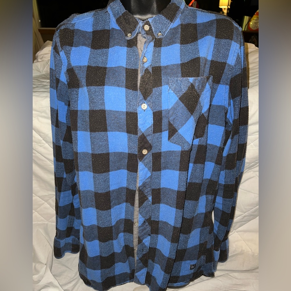 Depart West Flannel Plaid Button Up